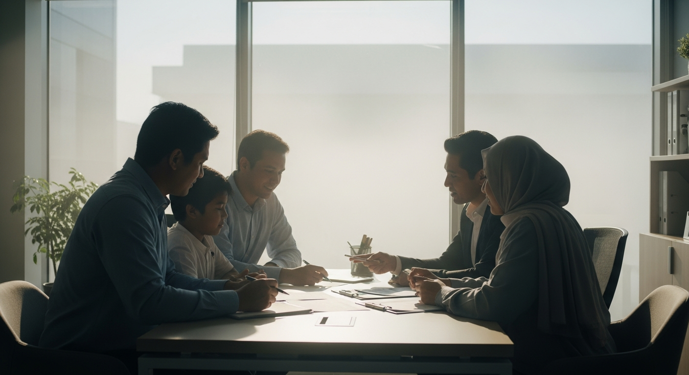 Savants musulmans consultant les textes religieux pour validation Zakat
