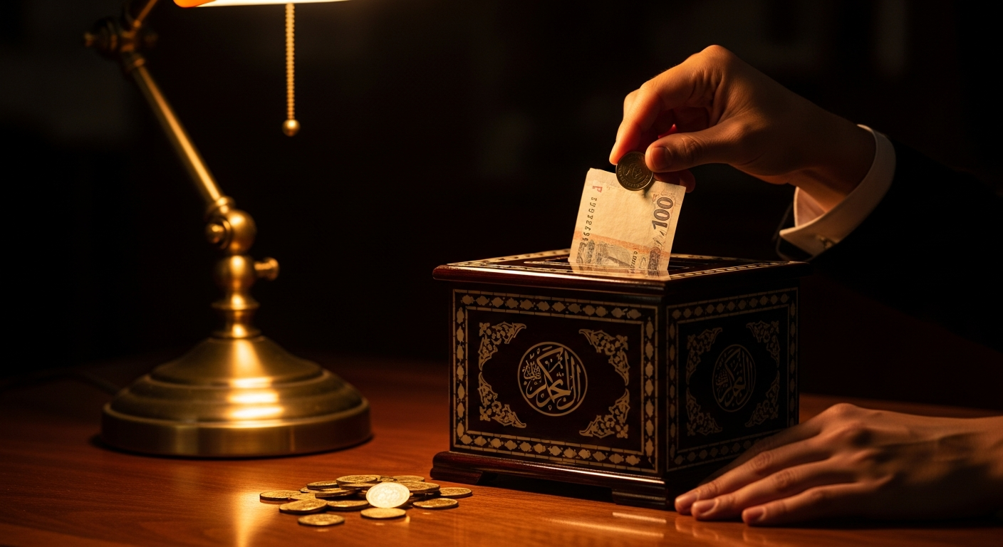 Communauté musulmane pratiquant la Zakat Al Maal en sérénité