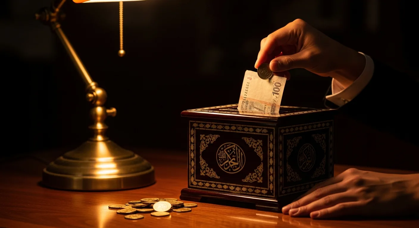 Communauté musulmane pratiquant la Zakat Al Maal en sérénité